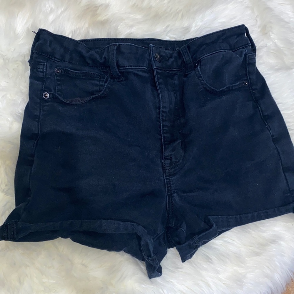 Black Denim American Eagle Shorts